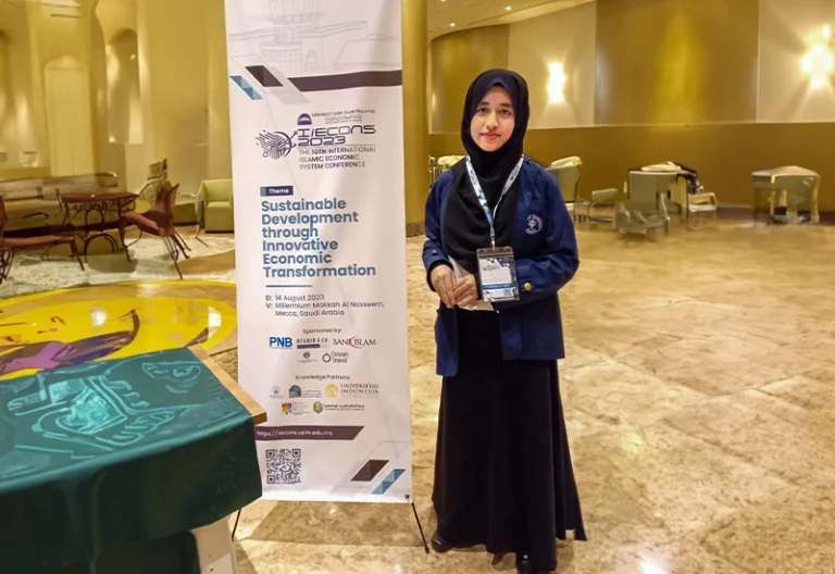Kisah Nurfatimah Amany, Awardee BSI Scholarship Menjadi Narasumber di I-iECONS 2023 Arab Saudi