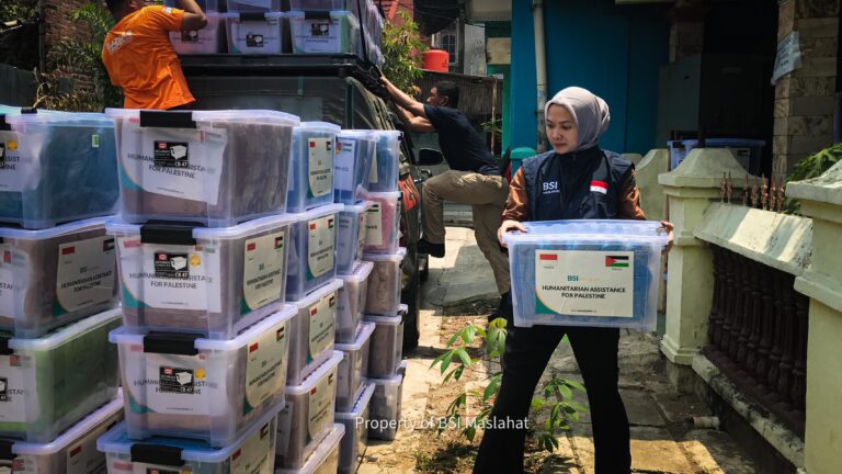 BSI Maslahat Bersama BAZNAS Siapkan Pendistribusian Bantuan Kemanusiaan