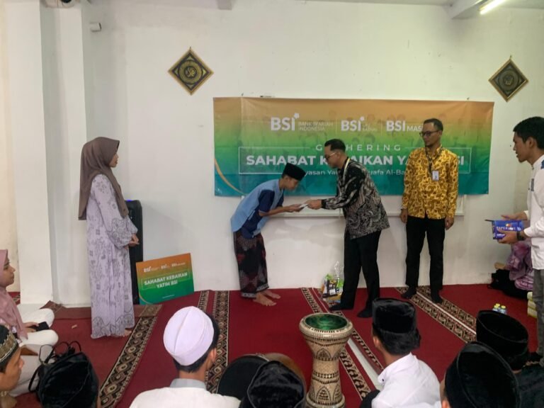 Gathering Sahabat Kebaikan Yatim BSI Diadakan di Yayasan Yatim dan Dhuafa Al Badru Cimahi