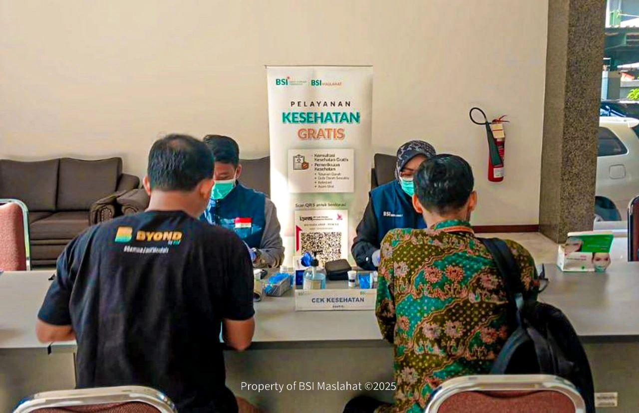 BSI Maslahat Hadirkan Layanan Cek Kesehatan Gratis di Bappenas dan Mahkamah Agung RI