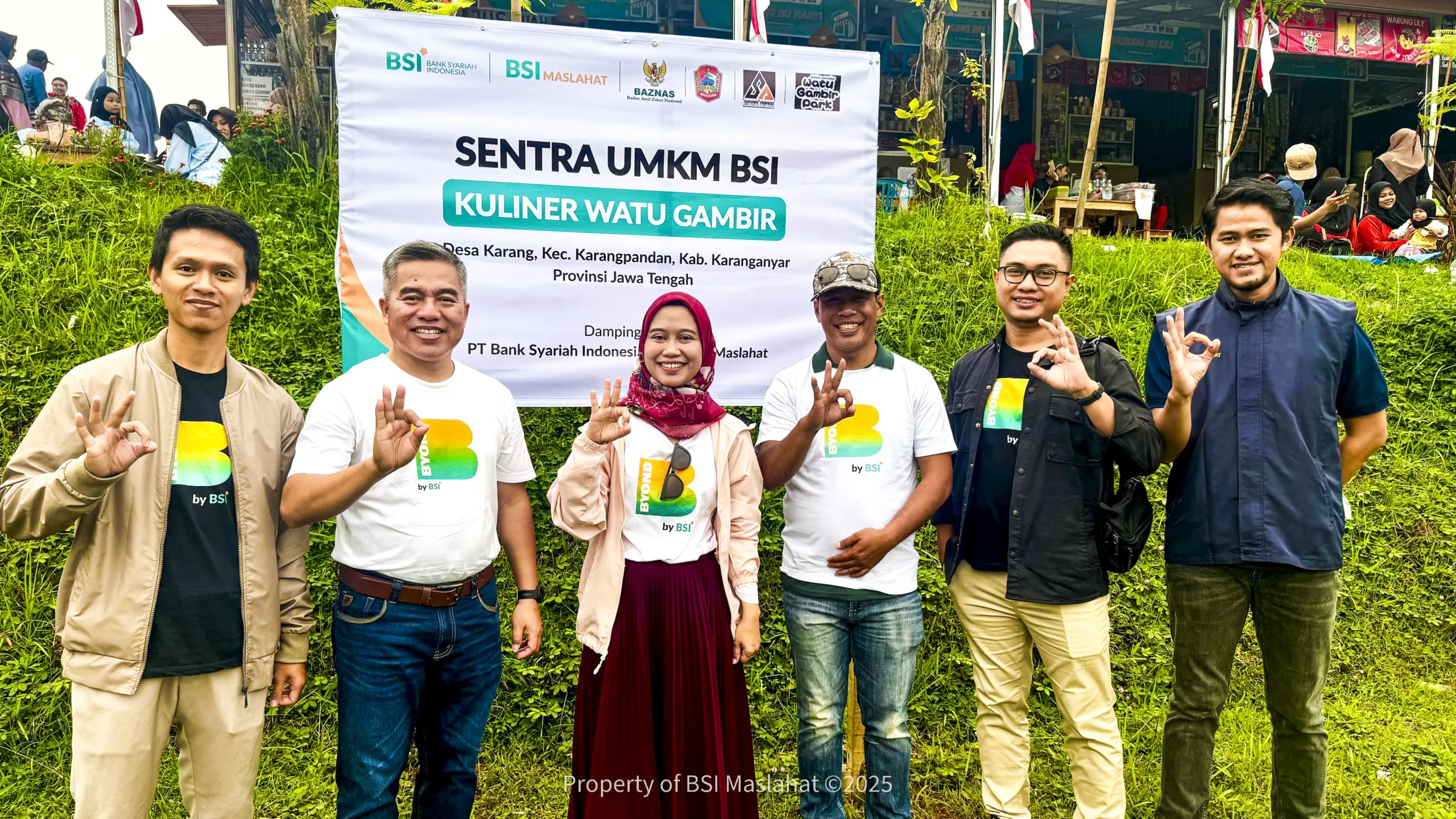 BSI Maslahat Resmikan Sentra UMKM Kuliner Watu Gambir - BSI Maslahat