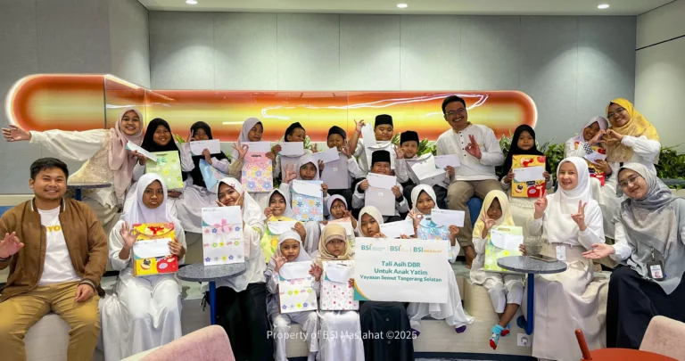 BSI Maslahat Bersama BSI Memberi Kebahagiaan kepada Yatim dhuafa