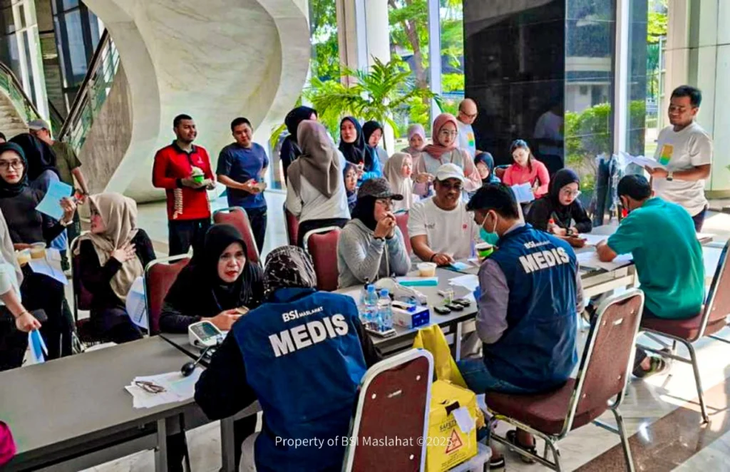 BSI Maslahat Hadirkan Layanan Cek Kesehatan Gratis di Bappenas dan Mahkamah Agung RI