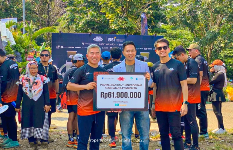 BSI Maslahat Dukung Run For Humanity 2025 di Bogor, Wujud Kepedulian Lewat Olahraga dan Aksi Sosial 