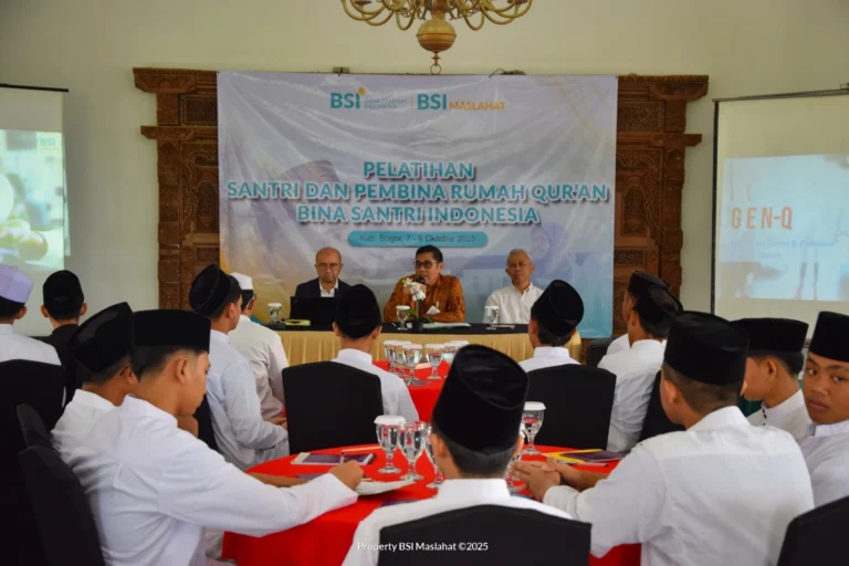 BSI Maslahat Kembangkan Potensi Santri Rumah Qur’an Lewat Pelatihan Penguatan Kompetensi dan Career Opportunity