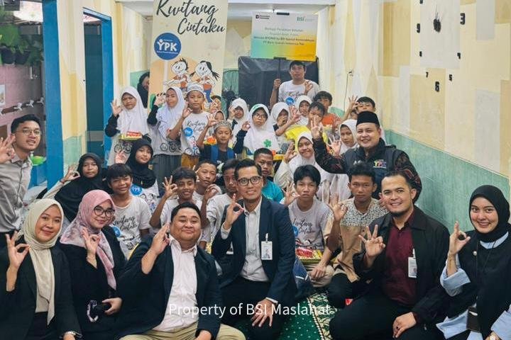 Bank Syariah Indonesia Salurkan Paket Perlengkapan Sekolah Kepada 50 Anak Yatim 