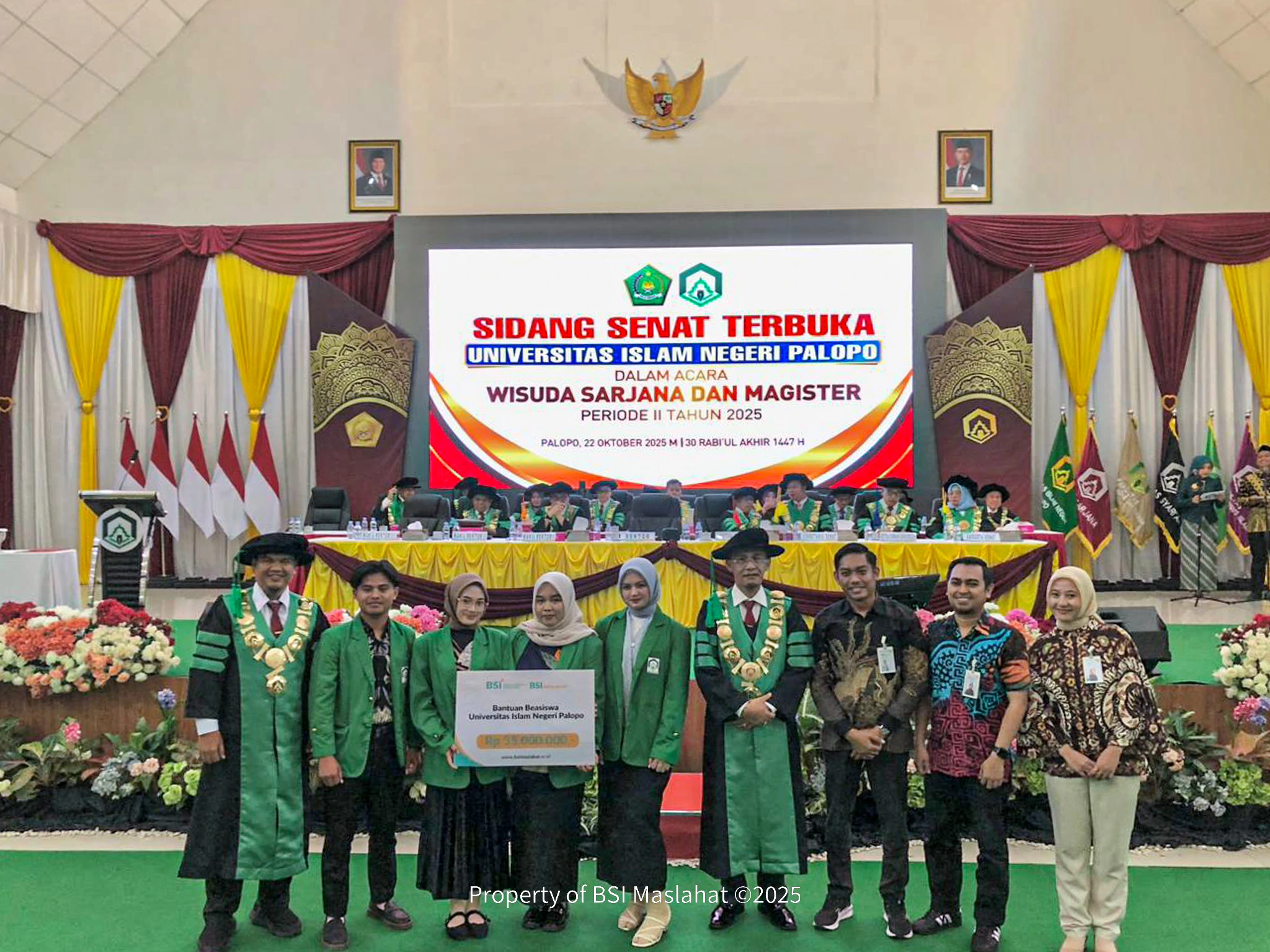 BSI Maslahat dan BSI Wujudkan Pemerataan Pendidikan Melalui Beasiswa Pendidikan Bagi Mahasiswa Dhuafa UIN Palopo