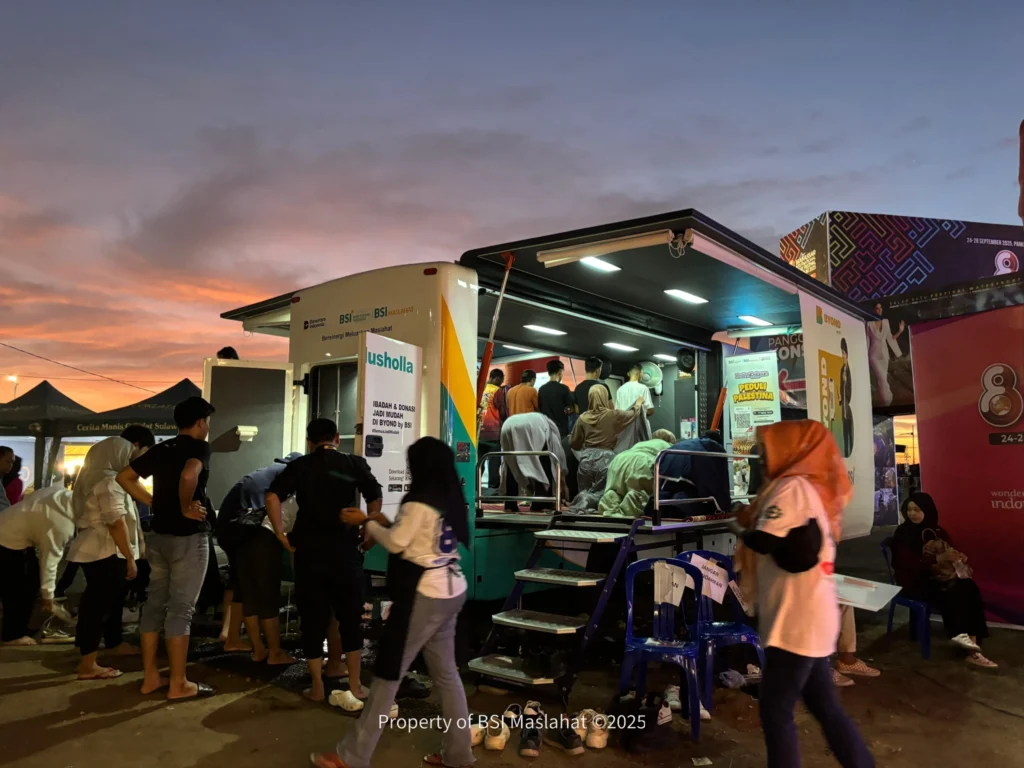 BSI Maslahat Hadirkan Mobil Musholla di Festival Pinisi Makassar International Eight (F8)