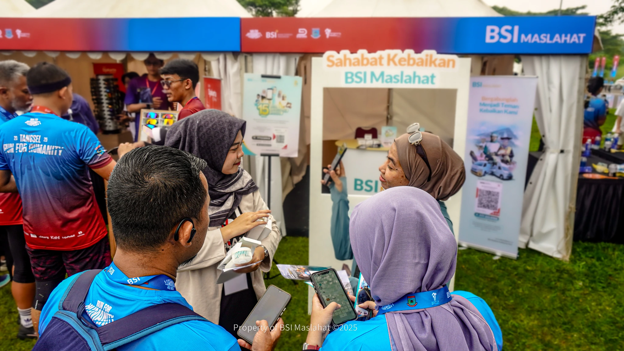 BSI Maslahat Perkuat Solidaritas Sosial di Tangsel Run for Humanity 2025