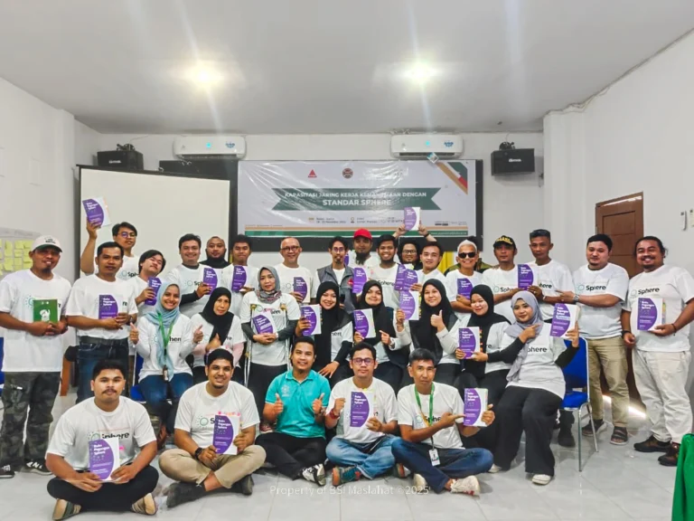 BSI Maslahat Perkuat Kapasitas Relawan Lewat Pelatihan Standar Internasional Sphere