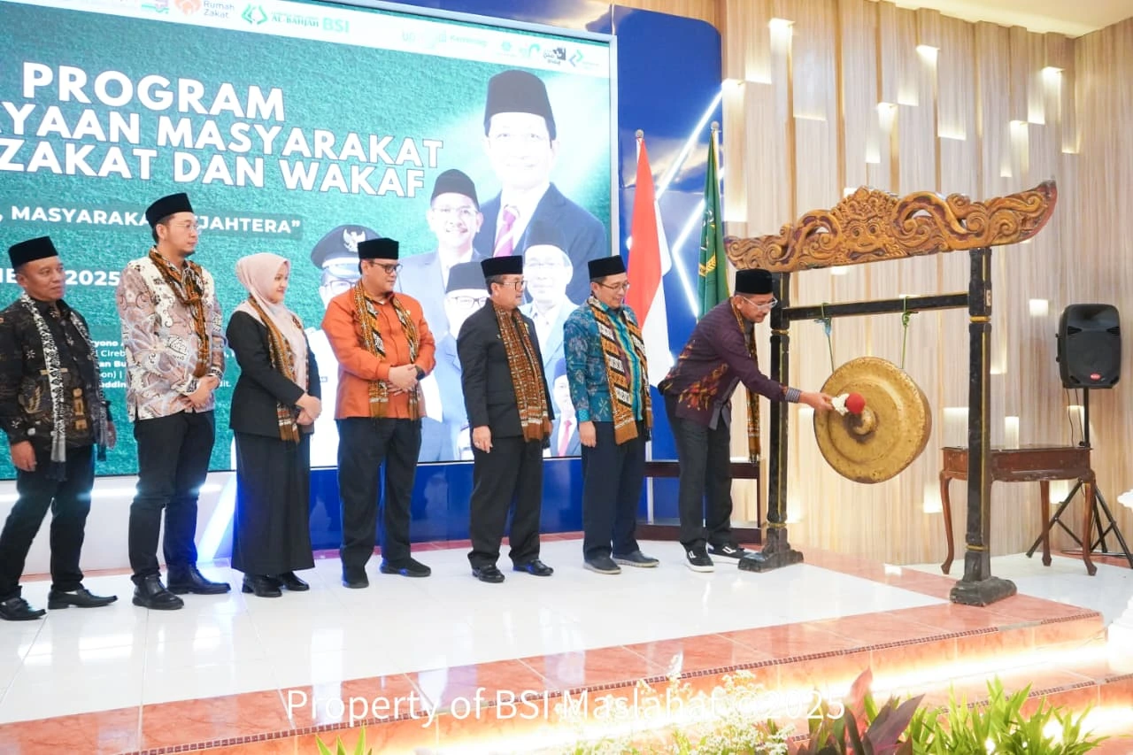 BSI Maslahat bersama Kemenag dan Pemerintah Kabupaten Cirebon Luncurkan Program Kota Wakaf