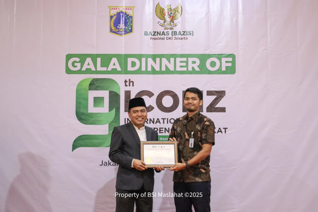 BSI Maslahat Dukung Acara International Conference of Zakat Ke-9