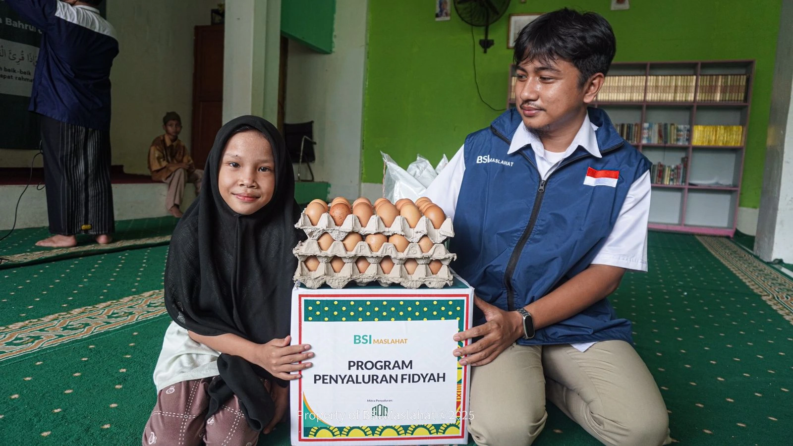 BSI Maslahat dan Musawarah Peduli Perkuat Kepedulian Sosial Lewat Penyaluran Fidyah untuk Santri Yatim Dhuafa 