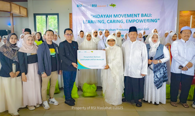 BSI Maslahat Perkuat iman 100 Muallaf Bali Lewat Program Hidayah Movement 