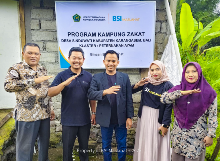 BSI Maslahat Monitoring Program Pemberdayaan Kampung Zakat Sinduwati, Karangasem Bali 
