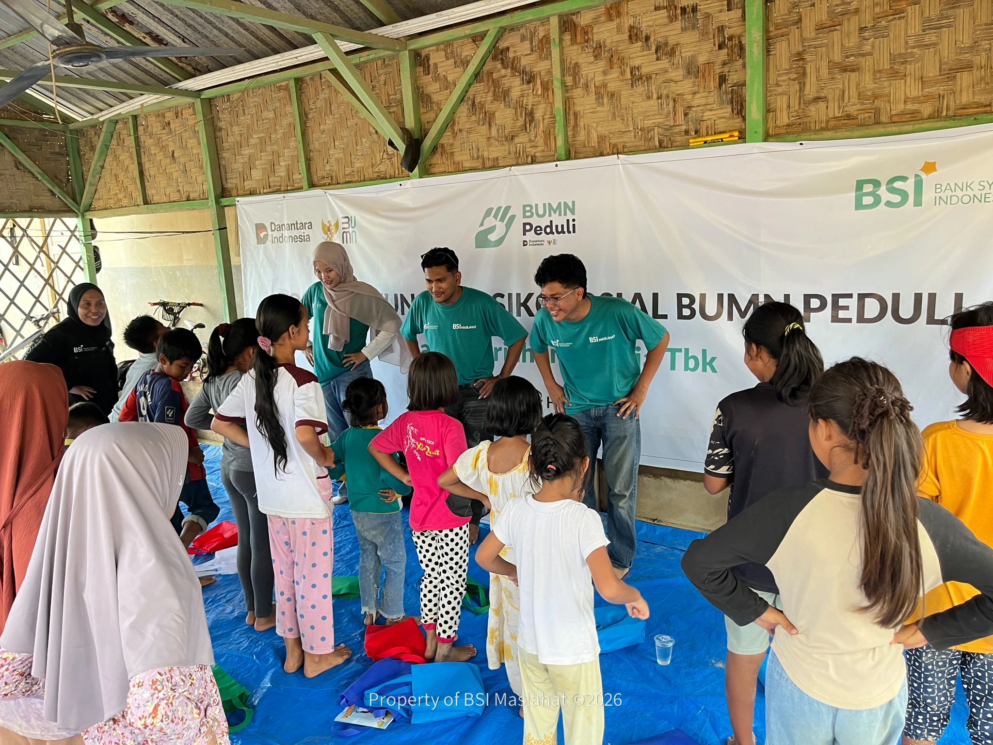 BSI Maslahat Hadirkan Program Volunteering Maslahat Dorong Peran Mahasiswa Berdampak bagi Penyintas Bencana di Aceh