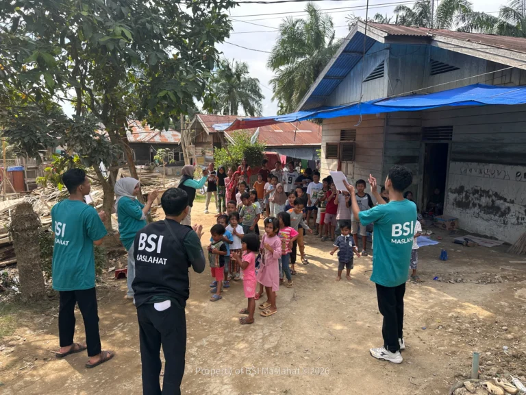 BSI Maslahat Hadirkan Program Volunteering Maslahat Dorong Peran Mahasiswa Berdampak bagi Penyintas Bencana di Aceh