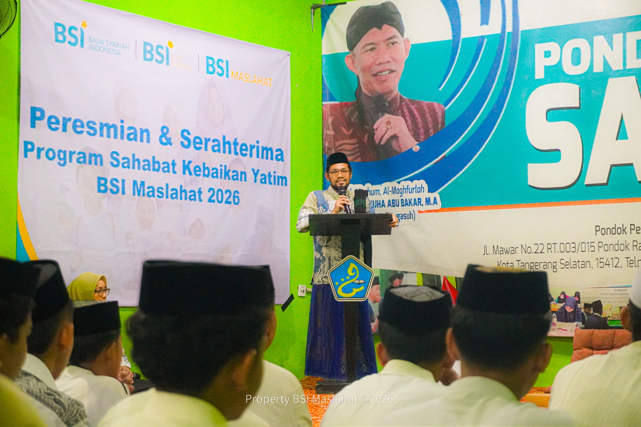BSI Maslahat Salurkan Bantuan Senilai Rp288 Juta untuk Anak Yatim di Pondok Pesantren Sabiluna