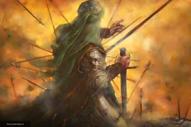 Thalhah bin Ubaidillah, Sang Ksatria Uhud 