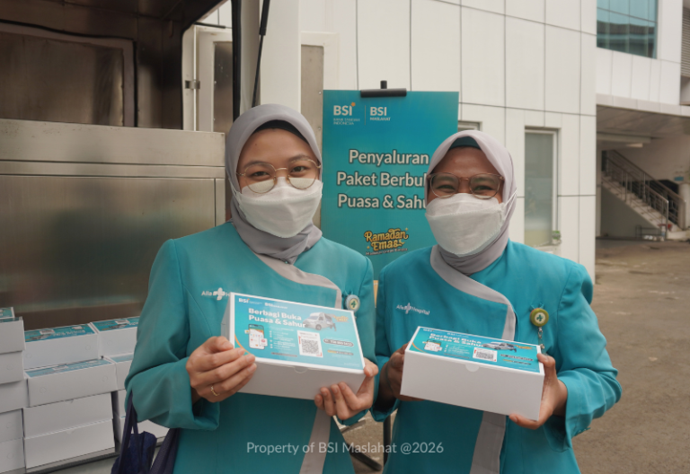 BSI Maslahat Salurkan 600 Paket Buka Puasa untuk Pasien dan Tenaga Medis RS Bunda Alia Jakarta Timur