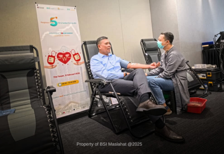 BSI Maslahat dan Serikat Pekerja BSI Gelar Aksi Sosial Donor Darah Serentak Seluruh Indonesia