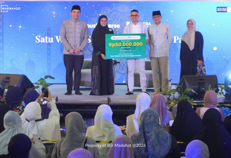 BSI dan BSI Maslahat bersama Muslimverse Perkuat Literasi Al-Qur’an dengan Berikan Donasi untuk Membantu Para Tenaga Pengajar Al-Qur’an di Pelosok Indonesia