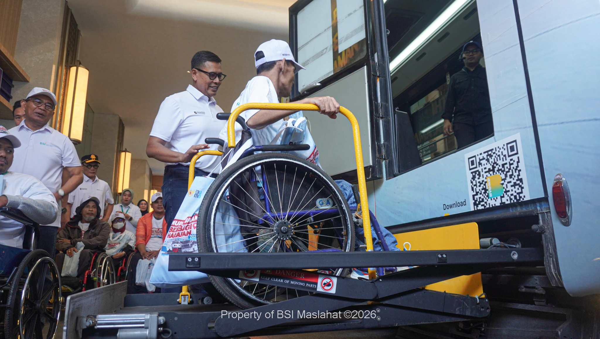 BSI Maslahat Dukung Mudik Aman Berbagi Harapan, 2.261 Pemudik Diberangkatkan Termasuk 385 Difabel 