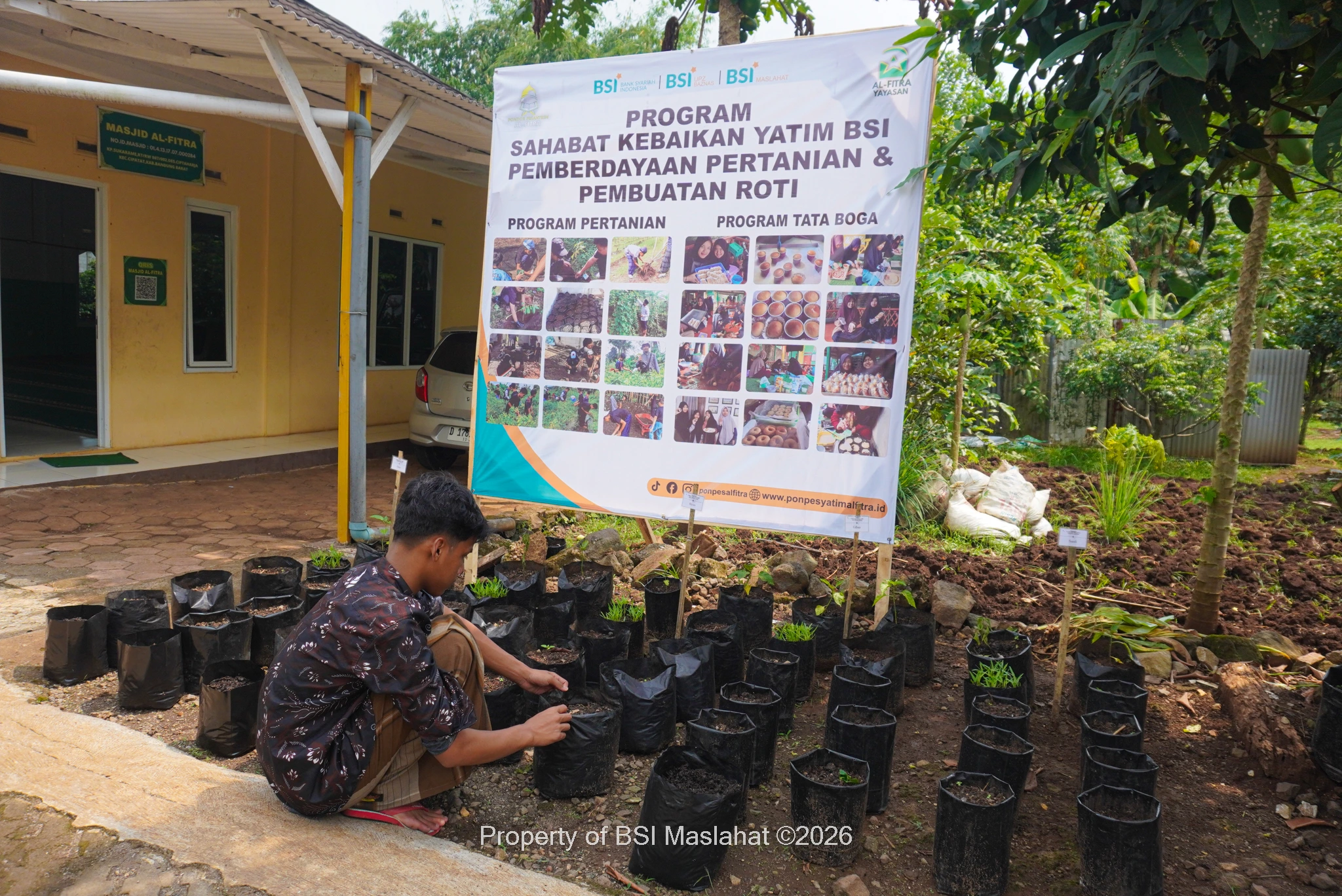 BSI Maslahat Bangun Masa Depan Yatim Dhuafa di Yayasan Wahana Kurnia Fitra Bandung