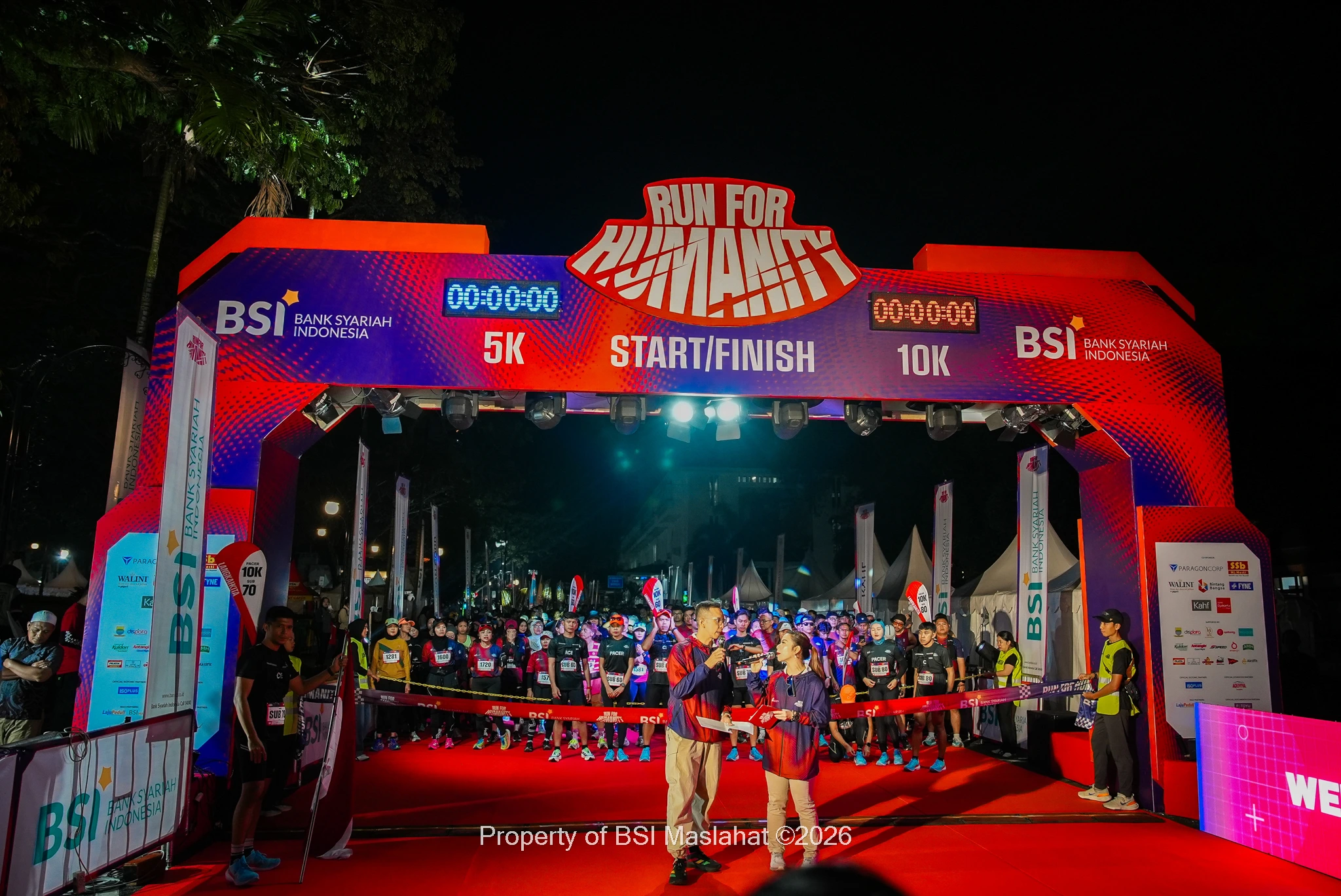 BSI Maslahat Perkuat Misi Kemanusiaan di Run For Humanity