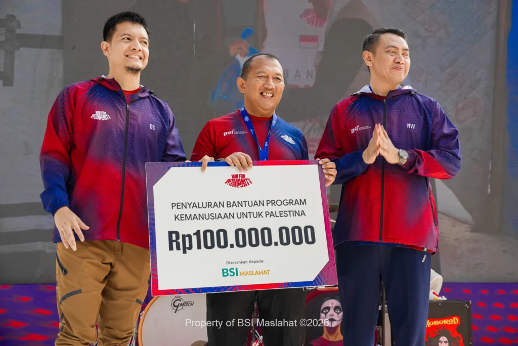 BSI Maslahat Perkuat Misi Kemanusiaan di Run For Humanity
