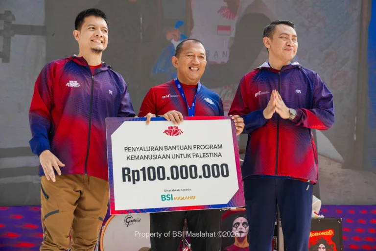 BSI Maslahat Perkuat Misi Kemanusiaan di Run For Humanity 2026