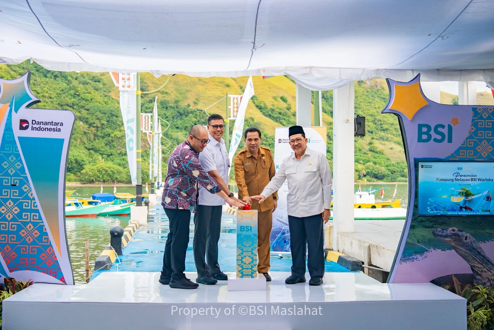 BSI Maslahat dan BSI Perkuat Ekonomi Pesisir Lewat Program Kampung Nelayan BSI Warloka 