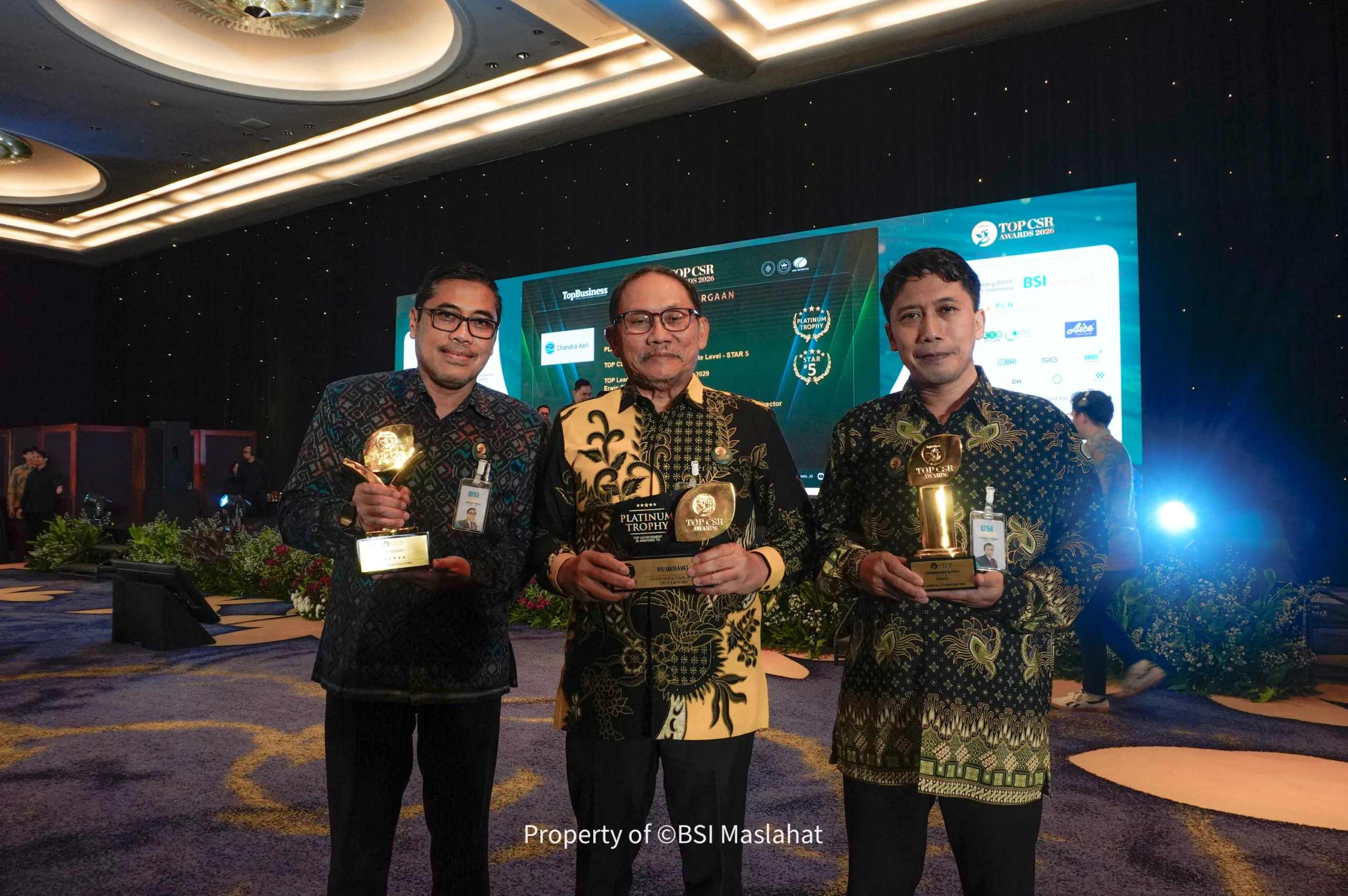 BSI Maslahat Raih Tiga Penghargaan TOP CSR Awards 2026, Perkuat Komitmen Pembangunan Berkelanjutan
