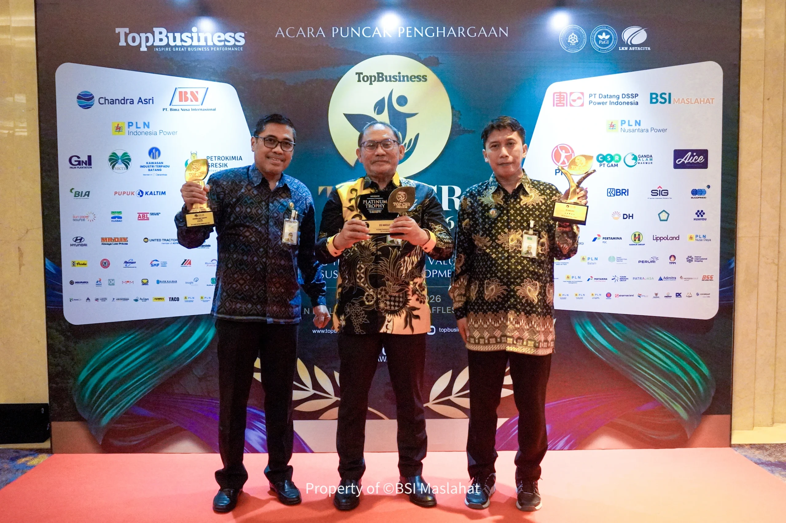 BSI Maslahat Raih Tiga Penghargaan TOP CSR Awards 2026, Perkuat Komitmen Pembangunan Berkelanjutan