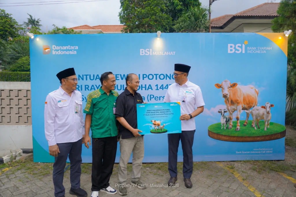 BSI Maslahat dan BSI Salurkan 24.541 Hewan Kurban hingga Pelosok Negeri pada Iduladha 1447 H
