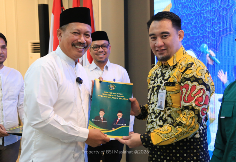 BSI Maslahat Regional Makassar Terima SK Izin Operasional Wilayah, Perkuat Layanan Zakat di Kawasan Timur Indonesia