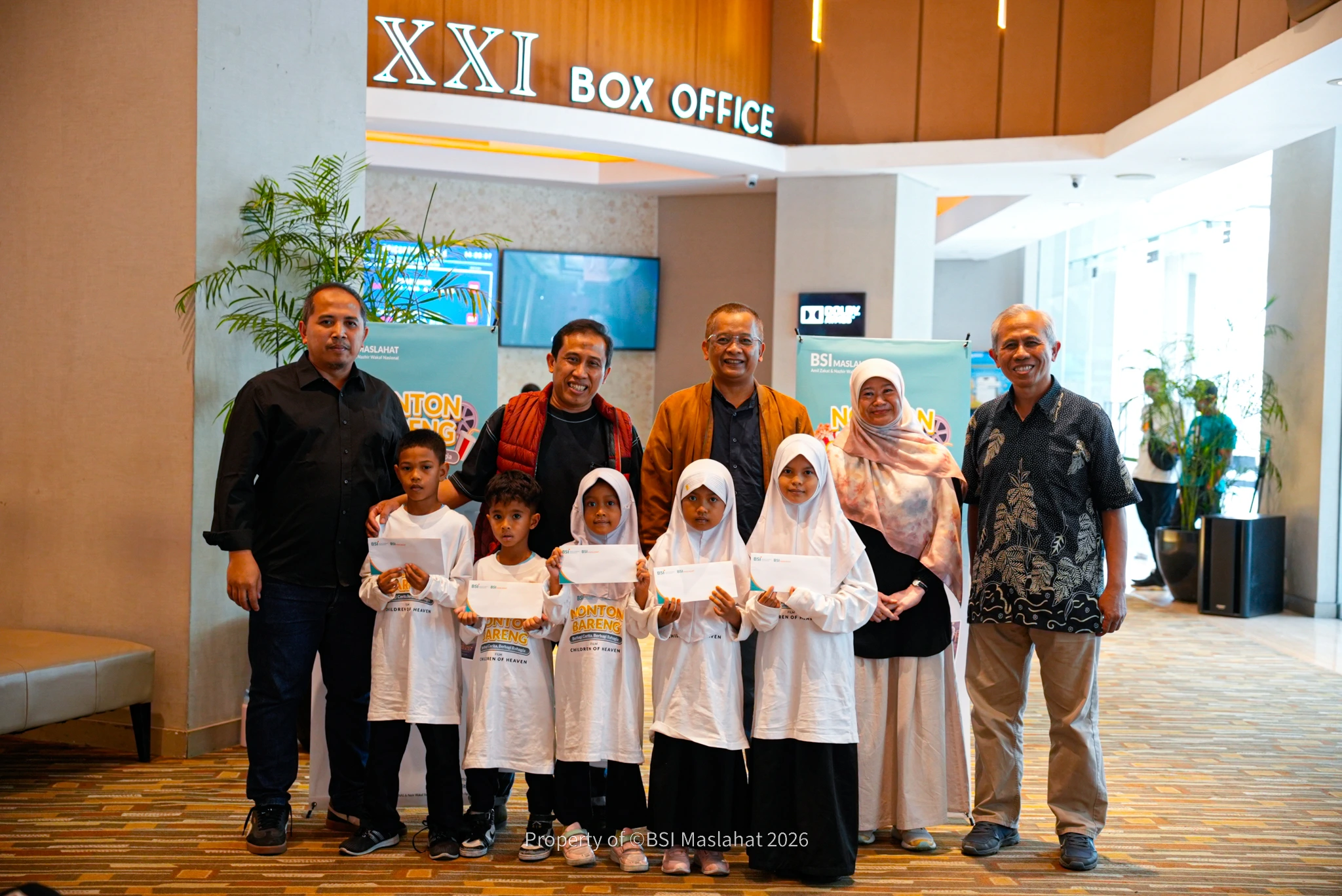 BSI Maslahat Hadirkan Kebahagiaan Muharram untuk 200 Anak Yatim melalui Nonton Bareng Film Children of Heaven