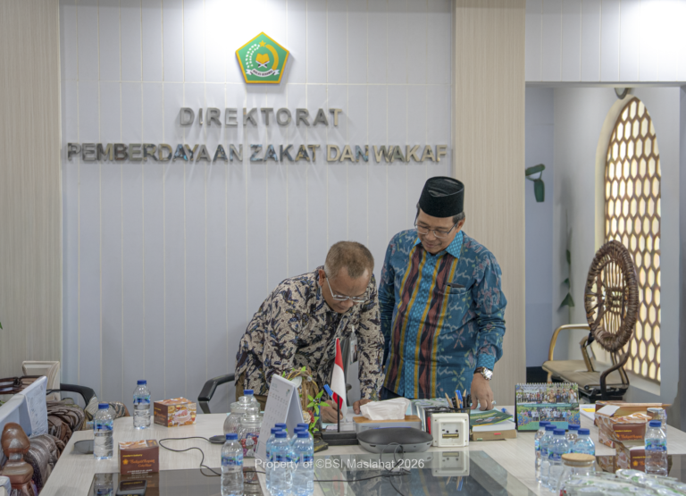 BSI Maslahat dan Kementerian Agama Perkuat Kolaborasi Program Pemberdayaan Ekonomi Umat Berbasis KUA