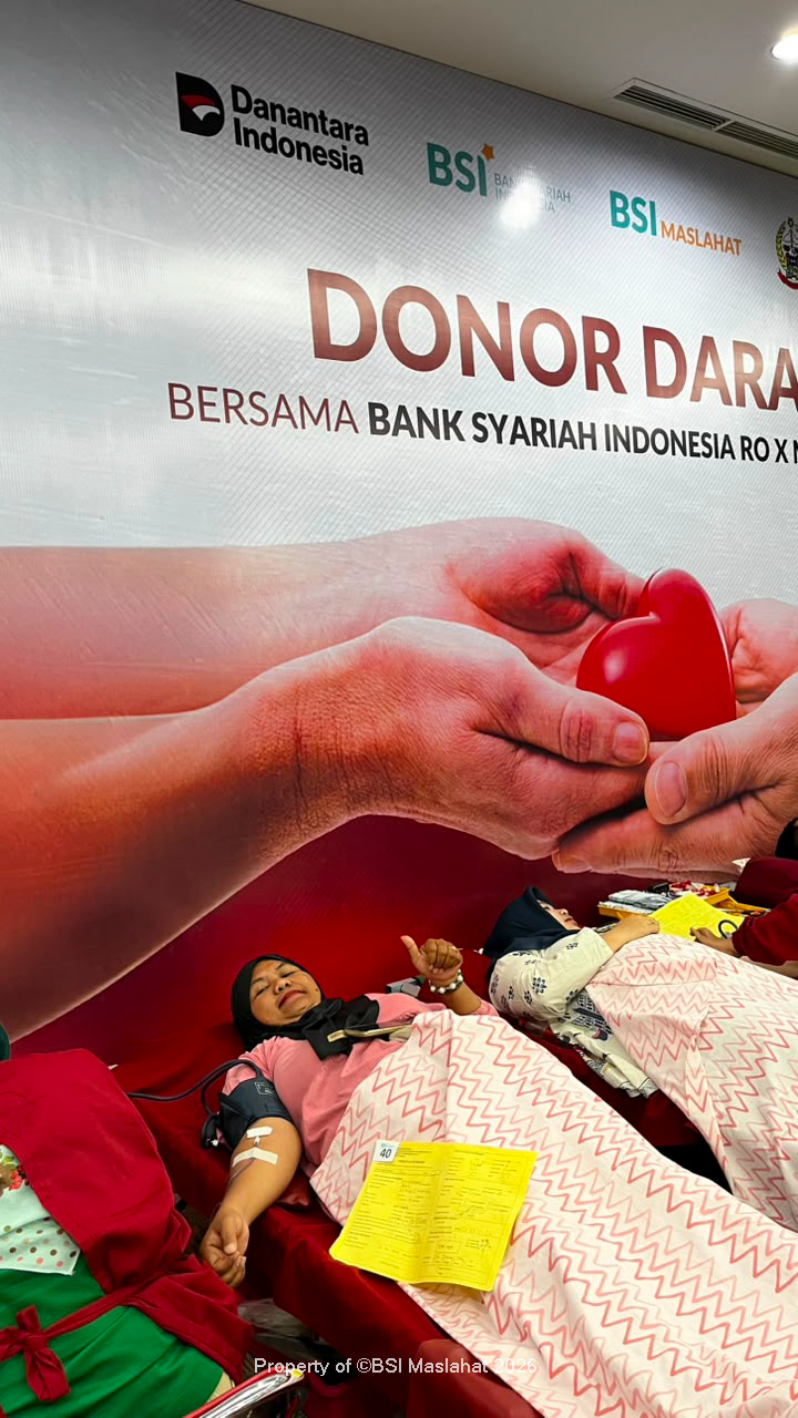 BSI Maslahat Ajak Masyarakat Berbagi Kehidupan Lewat Donor Darah