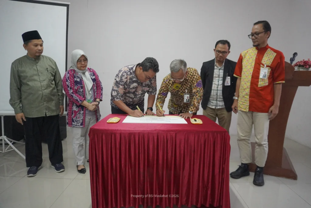 BSI Maslahat dan RS Haji UIN Jakarta Jalin Sinergi ZIS melalui Mitra Sahabat Kebaikan
